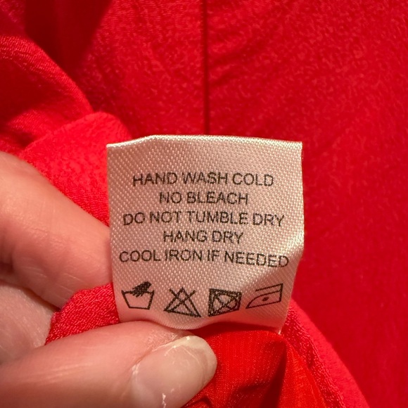 Lovers + Friends Red Rays of Gold Cold Shoulder Off the Shoulder Top size M EUC - Picture 9 of 10